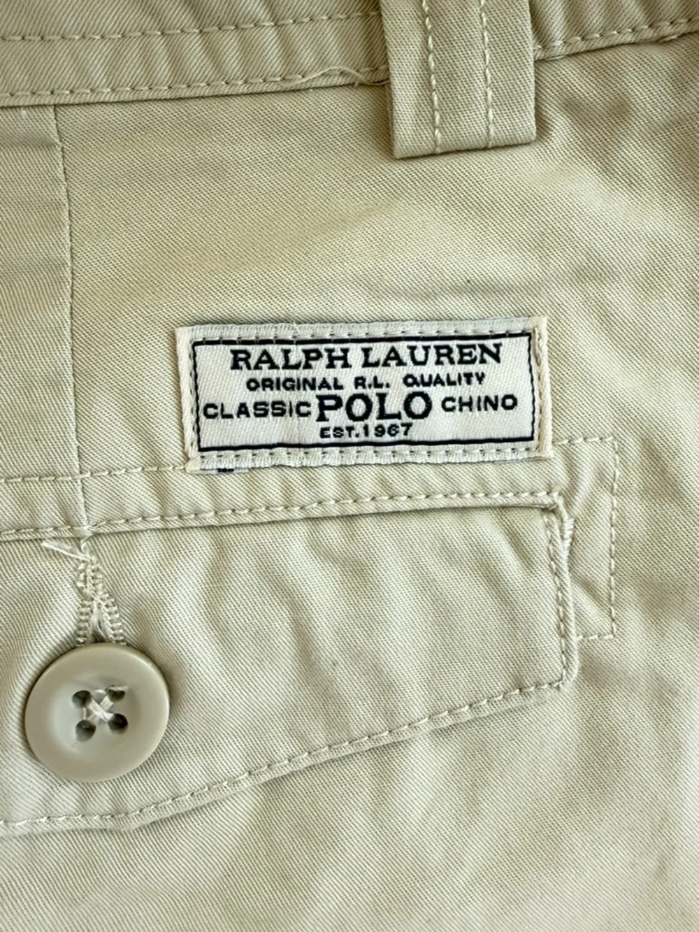 Polo Ralph Lauren Shorts Kids Cargo Beige Size 14 Cotton